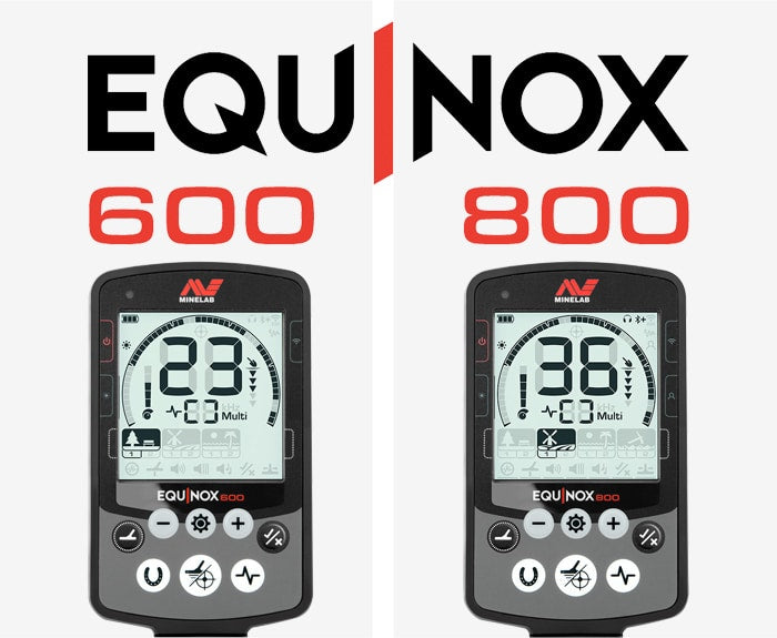 Differences Between Minelab Equinox 600 vs. Minelab Equinox 800 Metal Detectors
