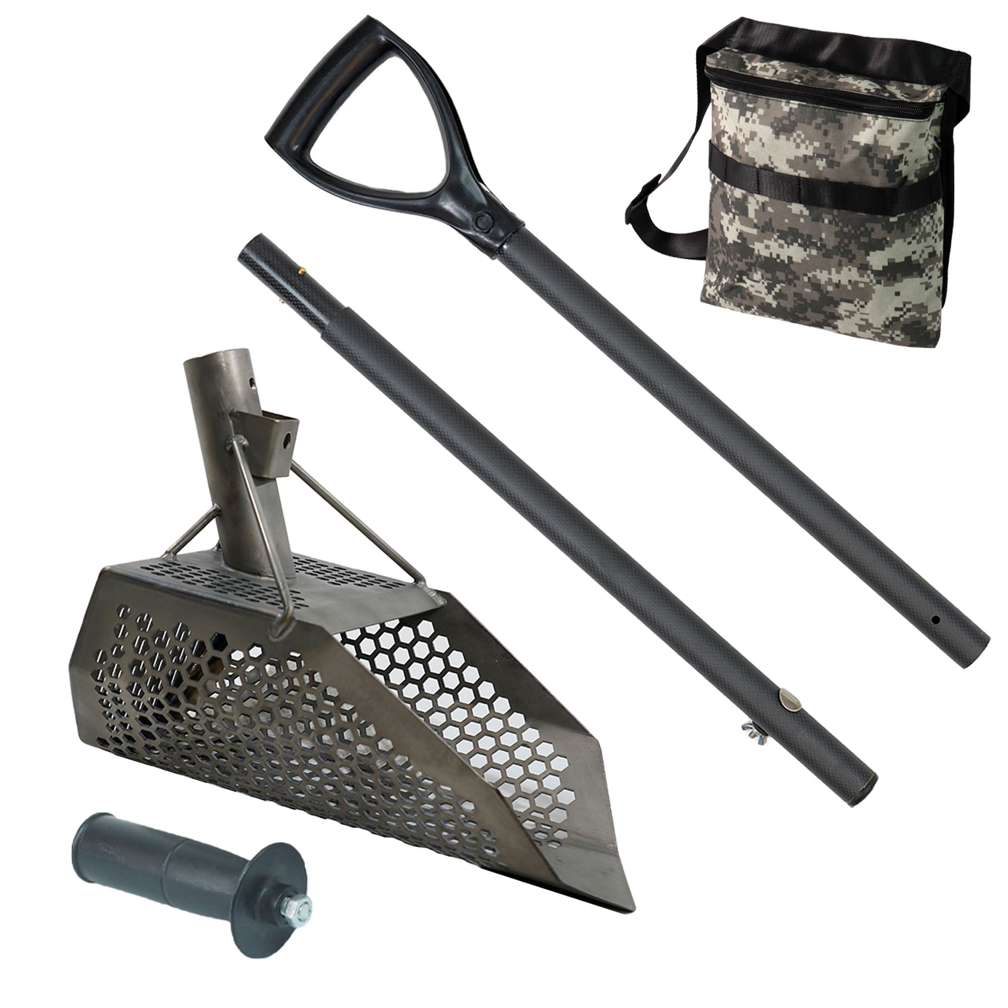 Dune Scoops ProSeries Typhon Titanium Beach Sand Scoop 1.5mm Combined Holes 5-7-9mm
