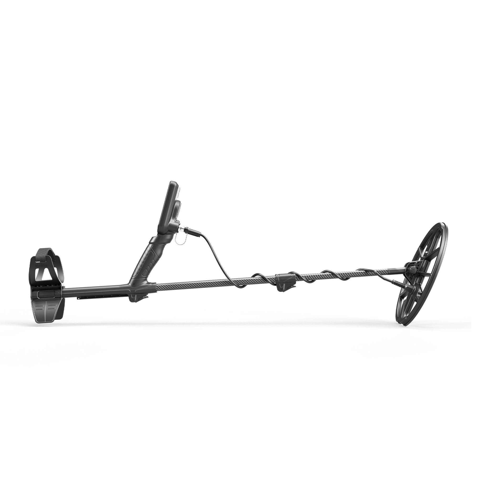 Nokta Simplex Ultra Waterproof Metal Detector side view on white background.