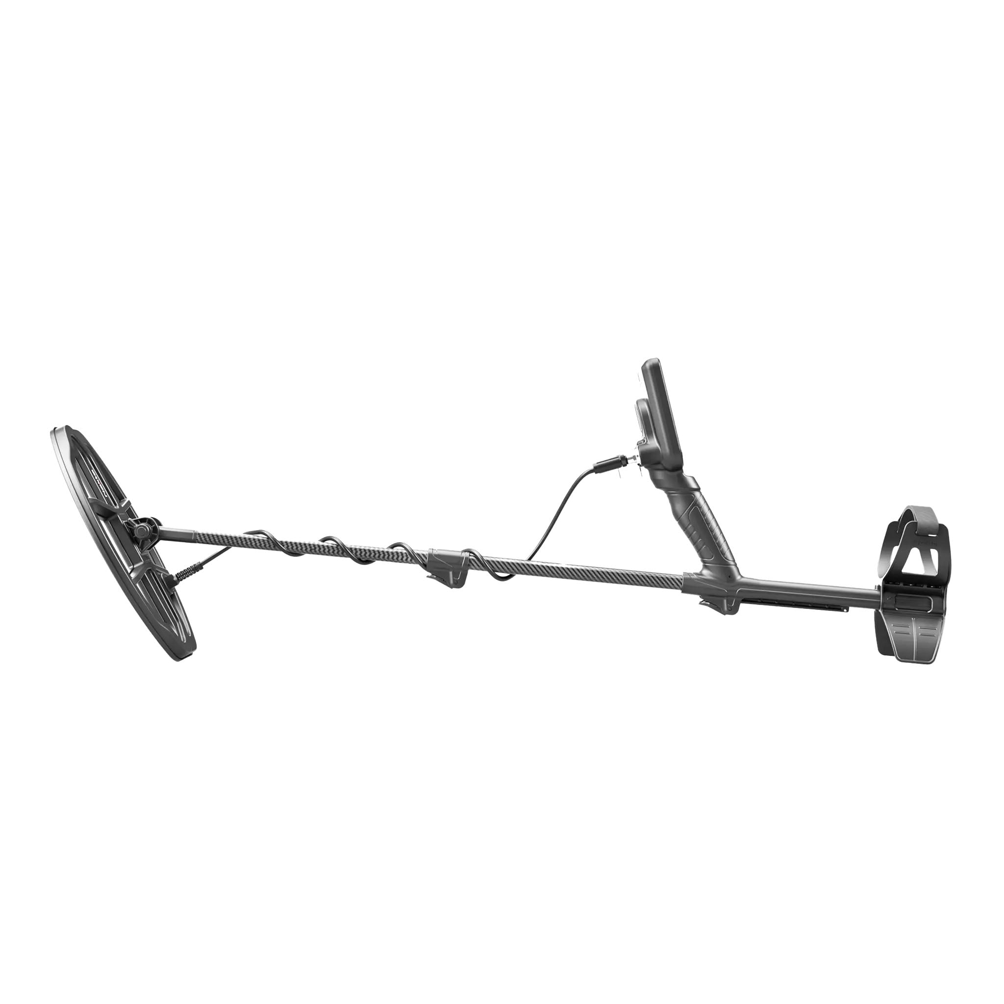 An image showcasing the Nokta Triple Score PRO PACK Metal Detector Side View