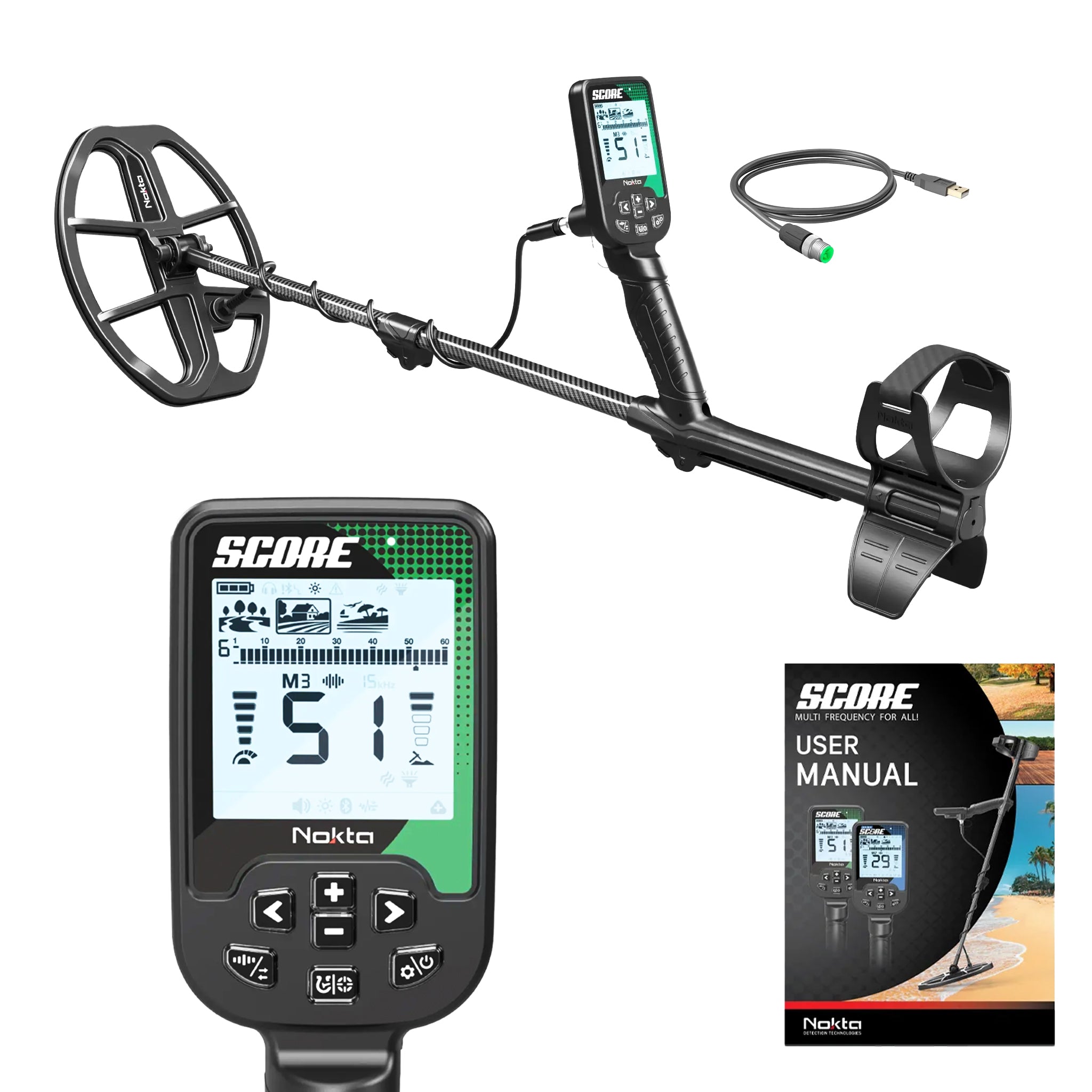 Nokta Score SMF Waterproof Metal Detector (Open Box)