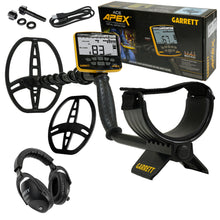 Garrett ACE APEX Metal Detector with Headphones, Carry Bag, and Pinpointer