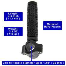 CKG Metal Detecting Treasure Hunting Back Saver Pull Handle for Sand Scoop - Beach Shovel Scoops Back Saving Universal Tool Grip – Black