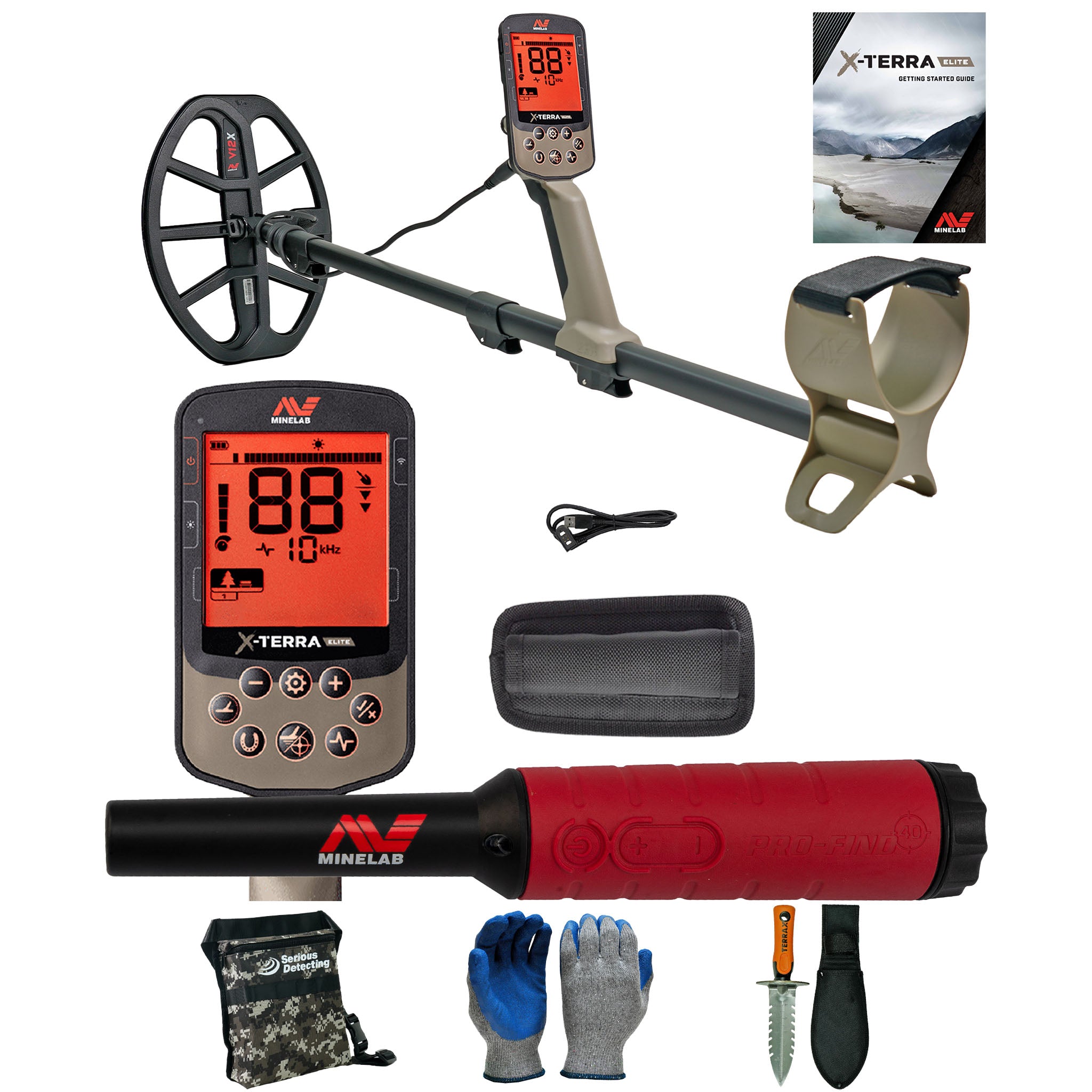 イオントダーマ Minelab X-TERRA ELITE Waterproof Metal Detector with Pro-Find 40