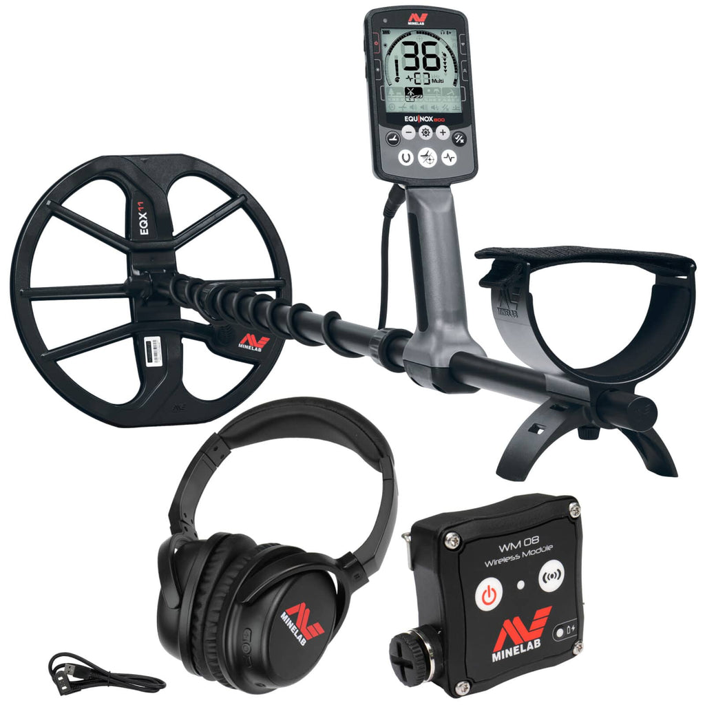 Minelab EQUINOX 800 Multi-IQ Metal Detector Pro Package