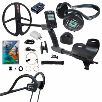 XP DEUS II Fast Multi Frequency RC + WS6 Metal Detector with 13x11" FMF Search Coil AND Dive Package