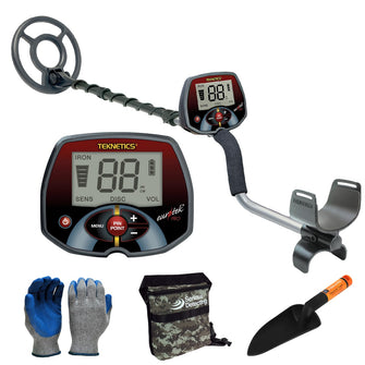 Teknetics Eurotek Pro Metal Detector with 8" Waterproof Concentric Search Coil Starter Package