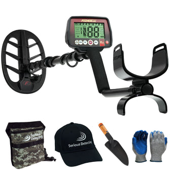 Fisher F44 Metal Detector with 11" DD Coil Starter Package