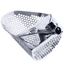 CKG 11 x 8" Sand Scoop For Beach Metal Detecting w/ Handle