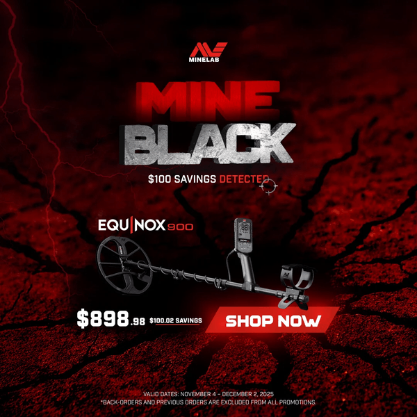 SAVE over $100 on the Minelab Equinox 900 Metal Detector