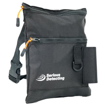 Serious Detecting Mesh Bottom Beach Finds Bag Pouch with 43″ Waist Belt and Pinpointer Holster for Metal Detecting