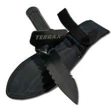 TerraX Heavy Duty Hand Digger - Shovel with Belt Sheath and Finds Pouch