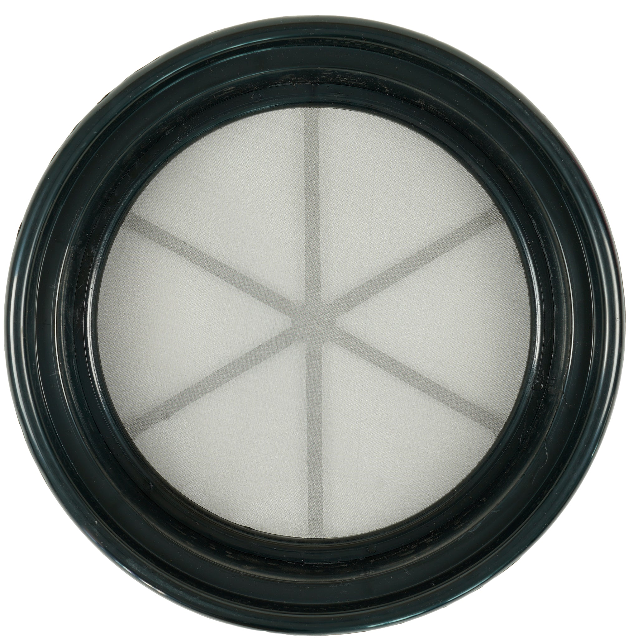 TerraX Black Plastic 13-1/4" Gold Sifting Pan Classifier - Multiple Mesh Sizes Available Made in the USA