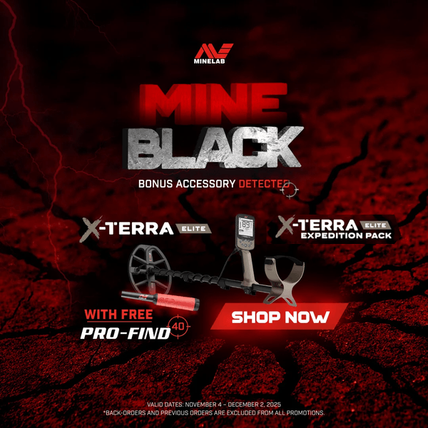 Buy an Minelab X-Terra Elite and Gert a Free Pro-Find 40 Pinpointer