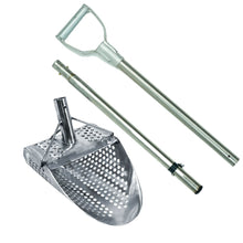 Dune Scoops Kraken 11" x 8" Stainless Steel Metal Detector Sand Scoop w/ Lg Round Holes