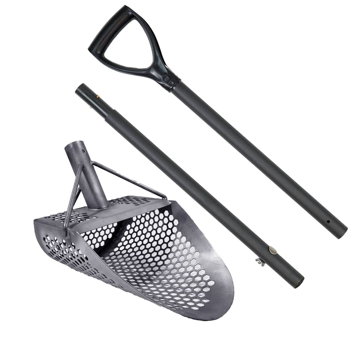 Dune Scoops Titanium Beach Sand Scoop 1.5mm Titanium Sheet /10 mm Hexahedron Holes