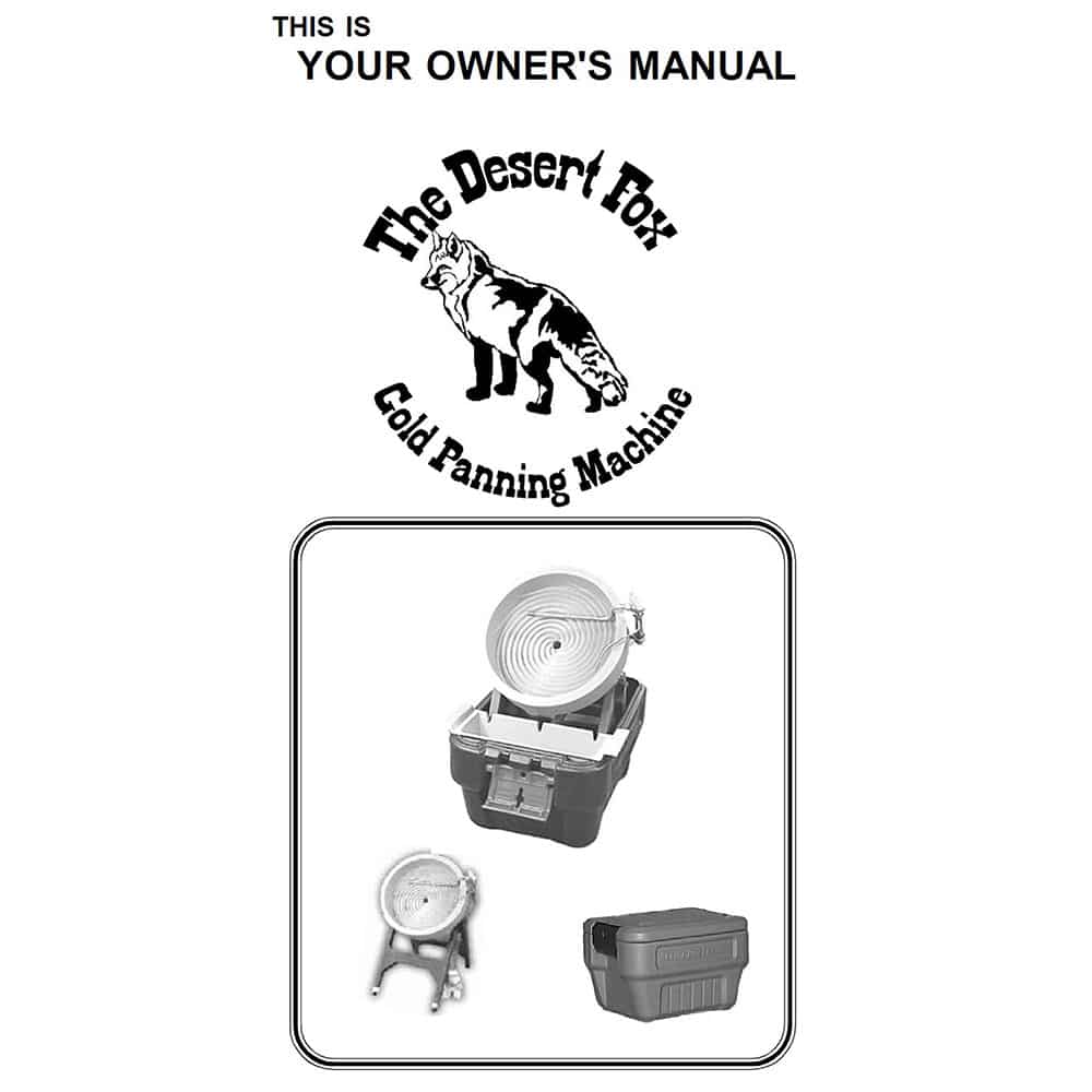 Camel Mining Desert Fox Instruction Manual Digital