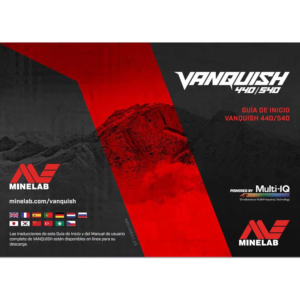 Minelab Vanquish 440 | 540 Getting Started Guide Digital
