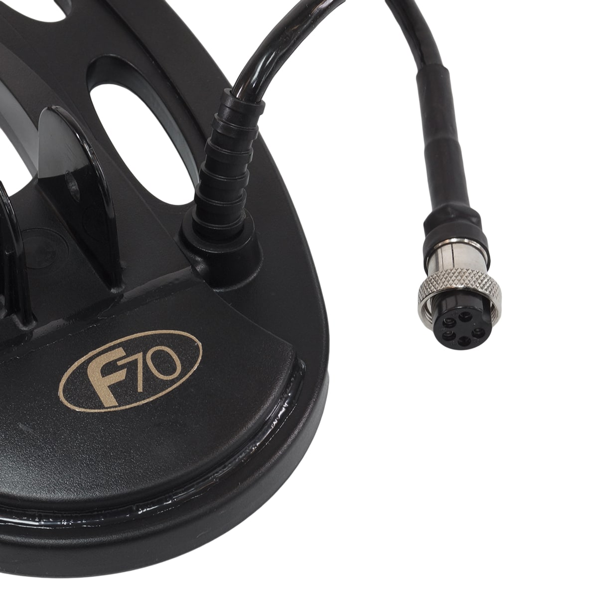 Fisher 10" Black F70 Metal Detector Elliptical Search Coil 10COIL-F70