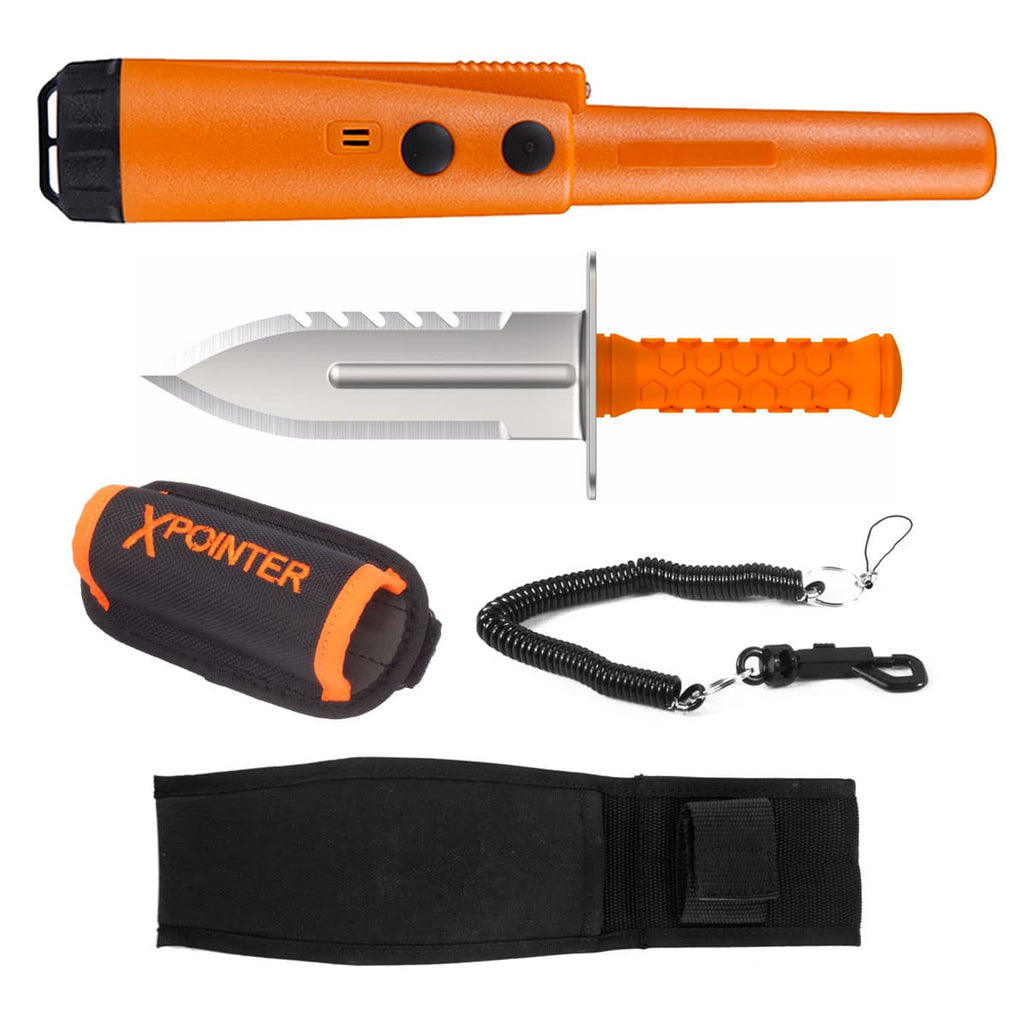 Quest xPointer Land - Orange & Diamond Digger Tool Right– Serious Detecting