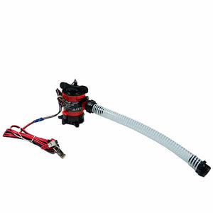 Blue Blowl Pump featured with hose and alligator clips