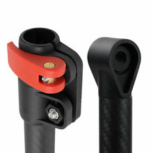 Detect-Ed Black LS Carbon Fiber Upper & Lower Shaft for Minelab Equinox Detector w/ Alloy Arm Cuff