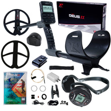 XP DEUS II Fast Multi Frequency RC + WS6 Metal Detector with 9" FMF Search Coil