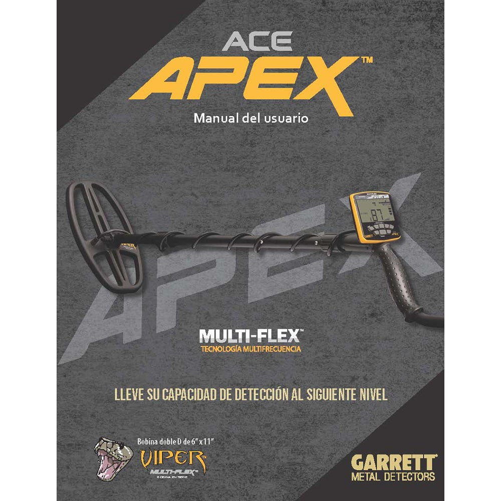 Garrett Ace Apex Instruction Manual Digital