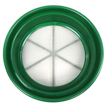 Green Plastic 13-1/4" Gold Sifting Pan Classifier