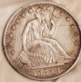 1858 Three-Cent Piece Found with Minelab Equinox 800