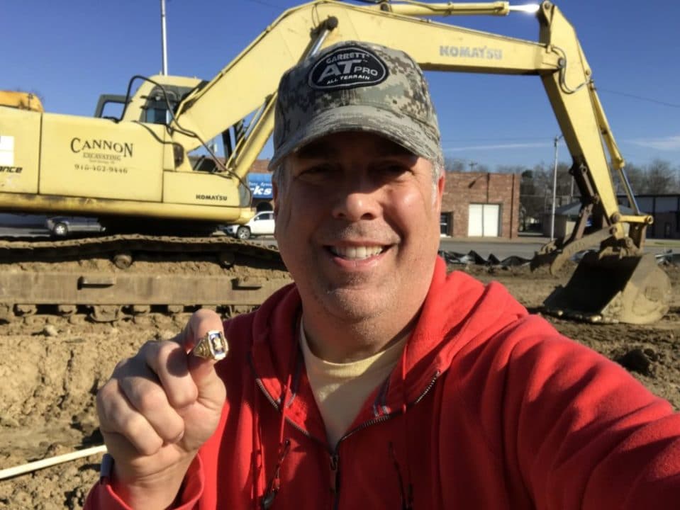 Garrett AT PRO - PATRIOT SCORES RING ON SUPER BOWL SUNDAY ...and Discovers Some of Sapulpa, Oklahoma’s past.