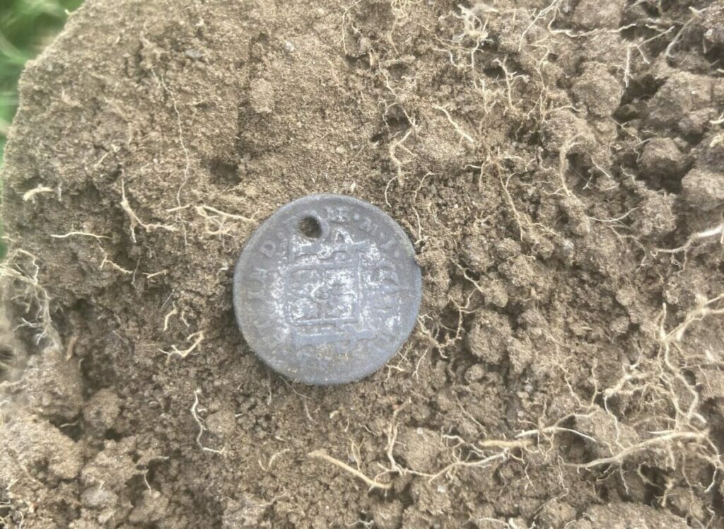 1777 Spanish Half Reale Found with Minelab Equinox 800