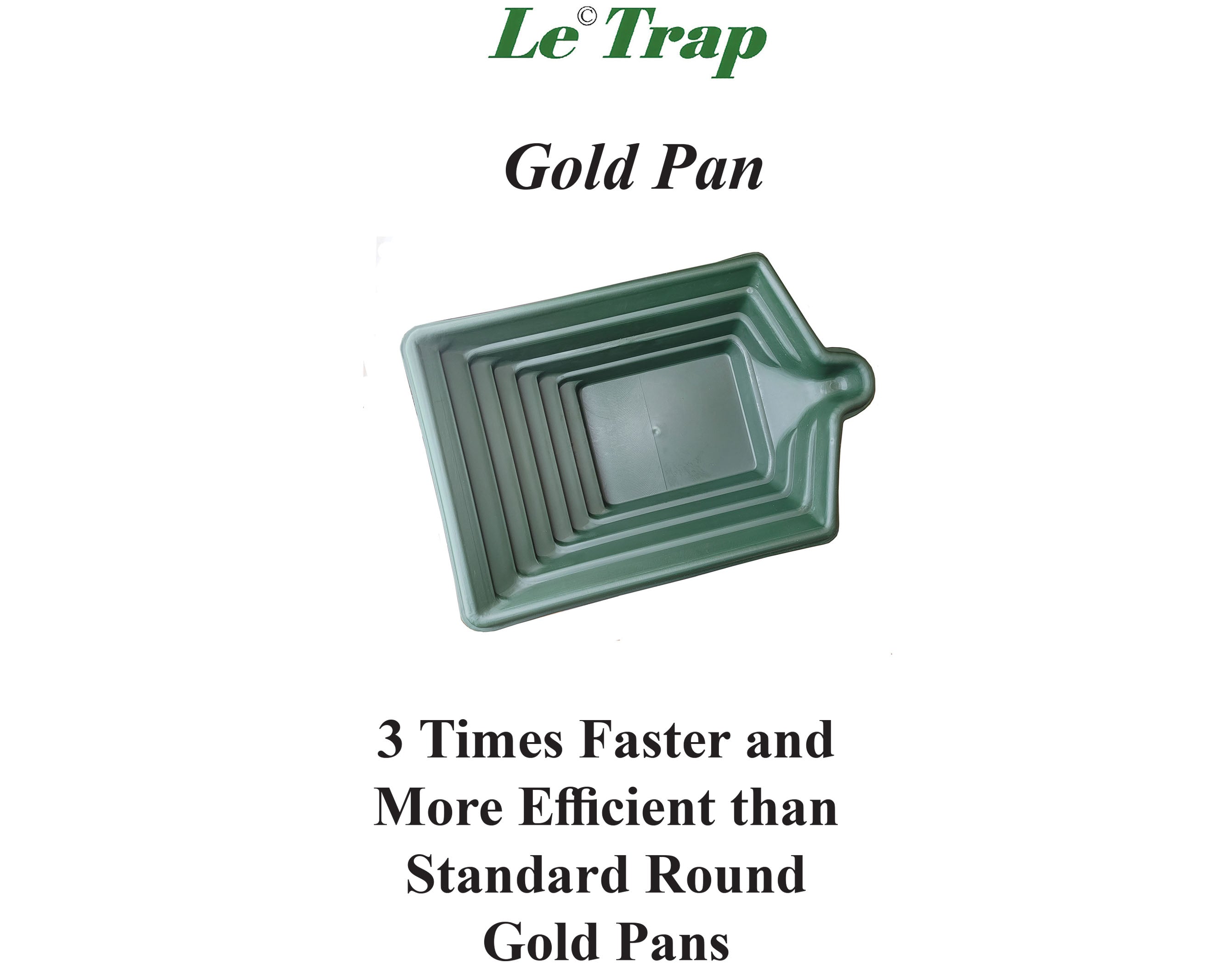 How to use a Le Trap Pan to recover Gold