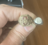 Gold Class Ring and Sterling Silver Ring Finds with Equinox 800