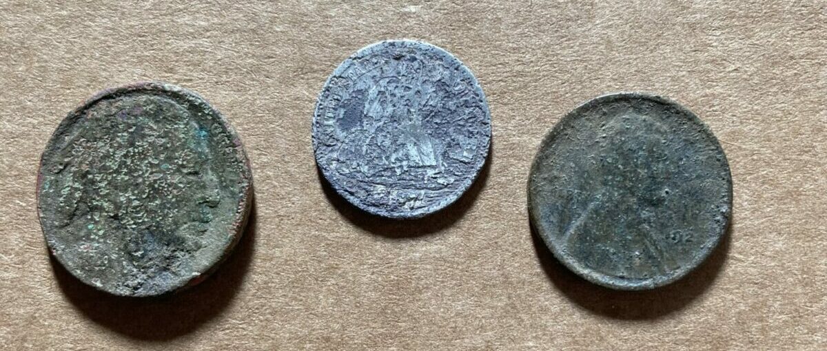 First Silver Coin Found with XP Deus II Metal Detector
