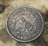 1835 Capped Bust Half Dime Found with Minelab Equinox 800