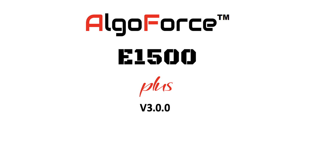 E1500 and E1500 Plus V3.0.0 Updated