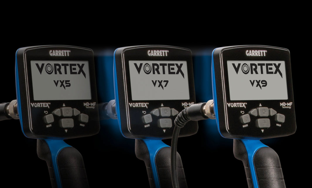 Garrett Vortex Metal Detector Series: VX5, VX7, VX9 Released