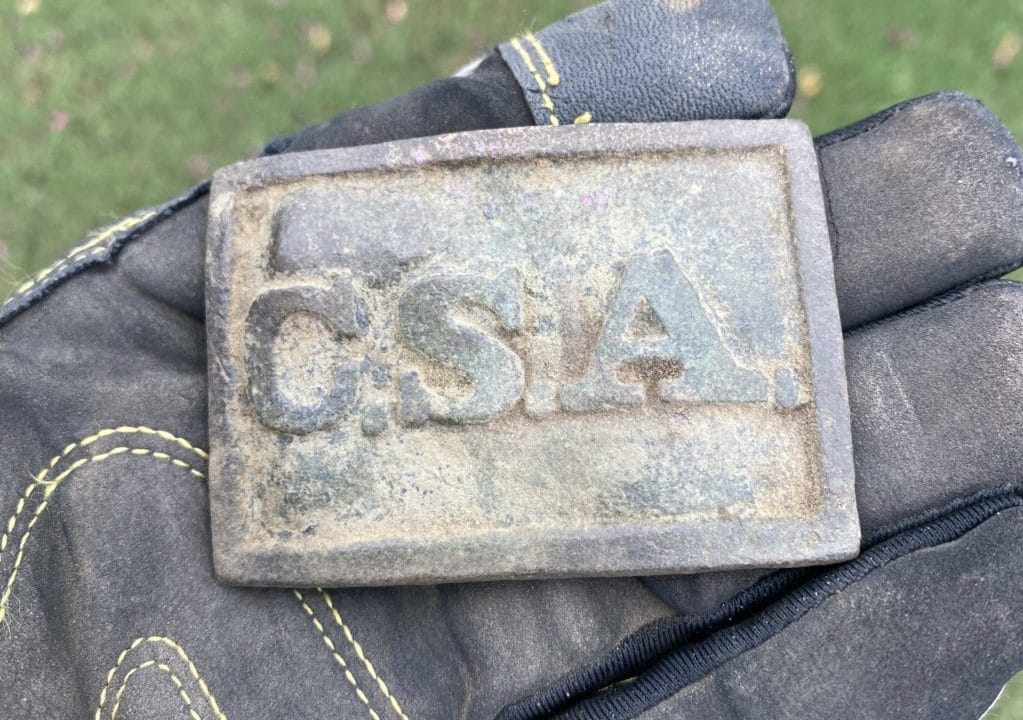 Minelab Equinox 800 - Civil War, CSA Belt Buckle