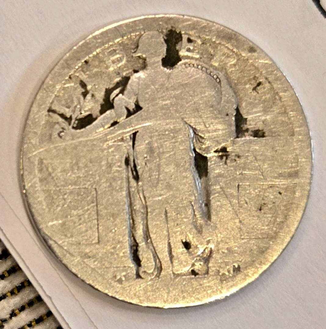 Customer Finds Spotlight: Ken J.’s First Standing Liberty Quarter
