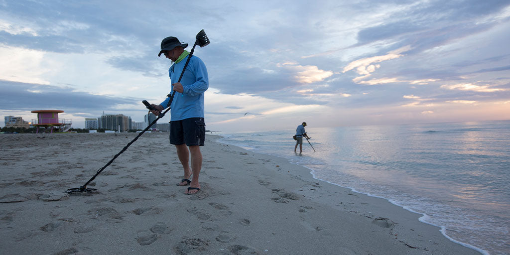 Join Our Facebook Community - Metal Detecting on a beach