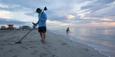 Join Our Facebook Community - Metal Detecting on a beach