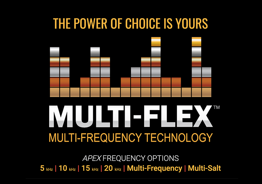 Garrett Multi-Flex, Multi-Frequency Technology