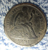 Seated Liberty Dime Found with Minelab Equinox 900