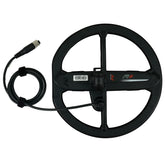 Minelab M9 waterproof coil showing elliptical DD configuration design
