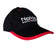 Side view of Nokta black cap displaying smooth finish and construction quality