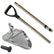 Dune Scoops Hydra 11" x 8" Stainless Metal Detector Sand Scoop with 2 mount options