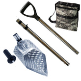 Dune Scoops Anaconda metal detector sand scoop with alternative handle mounting option