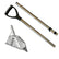 Dune Anaconda B02 sand scoop showing stainless steel construction quality