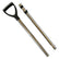 Dune Scoops Large & Strong Collapsible Stainless Steel Universal Pole with Handle for Large Dune Metal Detector Sand Scoops